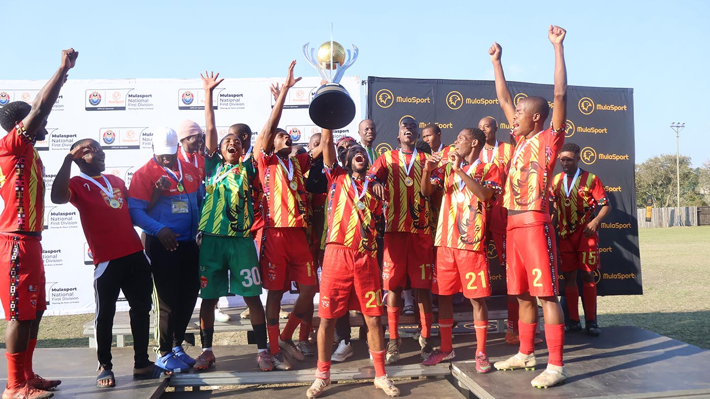 Red Rhinos made history by becoming the first team to win the inaugural MulaSport National First Division (NFD) League.